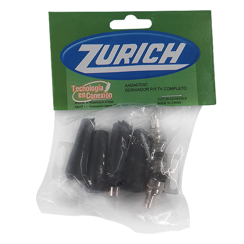 Divisor plus 3 vías para TV 5-1000MHZ completo