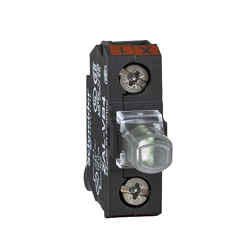 BLOQUE CON LED AMAR.P/CAJ.220V ZALVM5