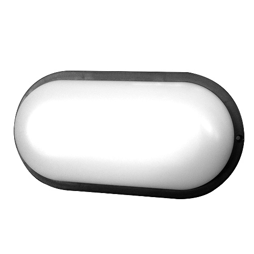 Tortuga led ovalada negra 18W luz neutra 4500K