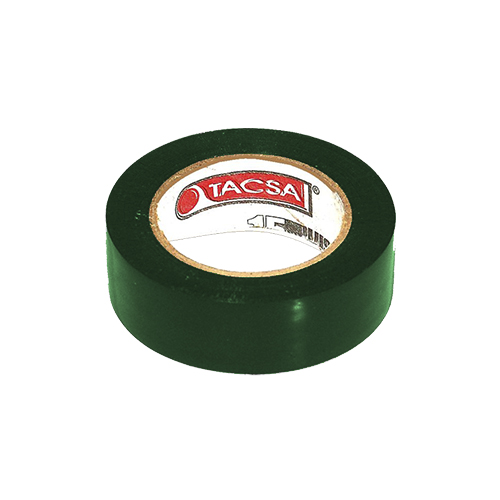 CINTA AISLADORA PLUS 15 VERDE 20MTS.