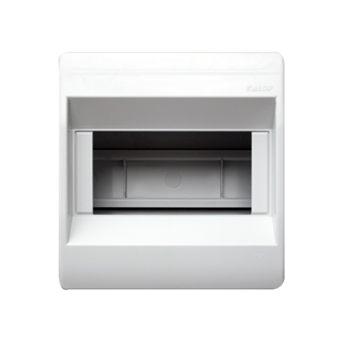 Caja para térmica 6 módulos gris