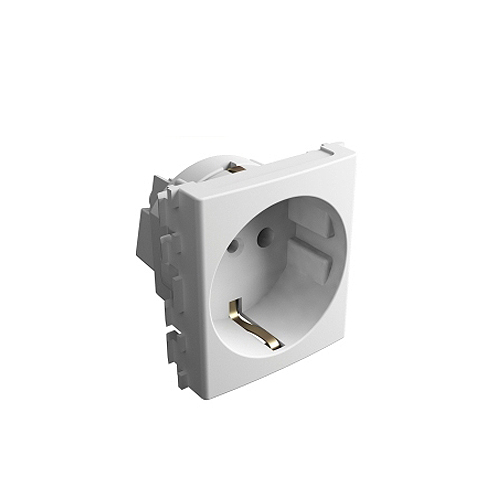 TOMA SCHUKO 16A.          Bco.  45246