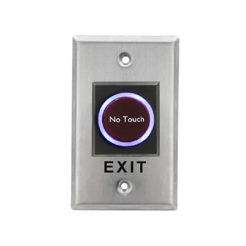 Pulsador metalico infrarojo de rectangular NO/NC/COM