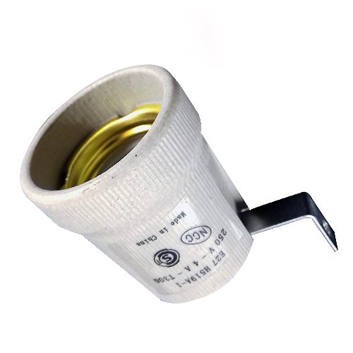 Portalámpara con escuadra