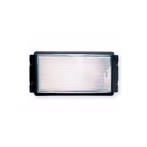Aplique de exterior de aluminio Plus Lisa negro

