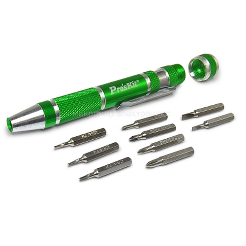 DESTORNILLADOR DE ALUM.9 EN 1 SD-9814  RDES09814