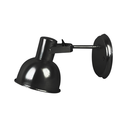 Aplique tipo industrial negro