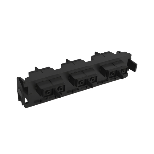 RIC-F-SC6-01-FIBER ADAPTER PLATE-6 FIBER SC BLACK
