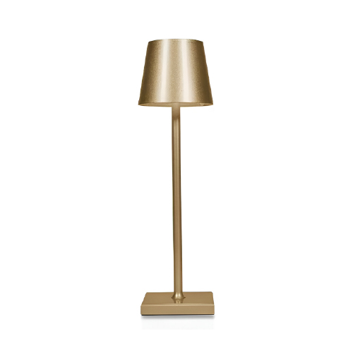 VELADOR RECARGABLE LED 1808 DORADO