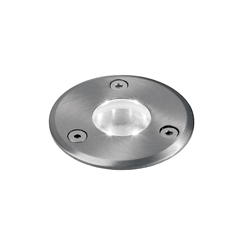 Embutido de piso acero c/led az/bl