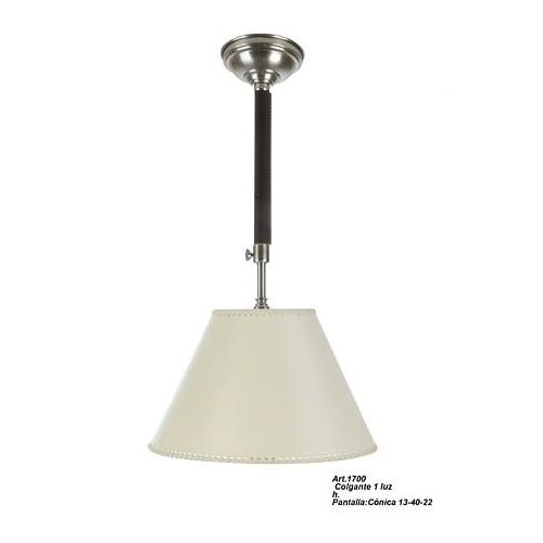 COLG.PANT.CUAD.COSIDA NIQUEL/CUERO 1700