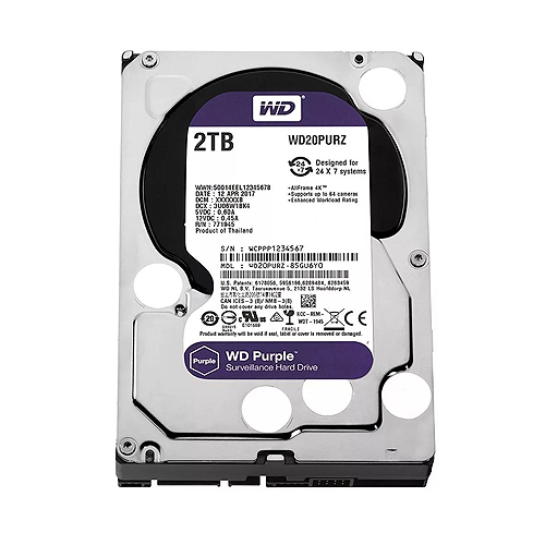 DISCO RIGIDO WD PURPLE 2TB SATA