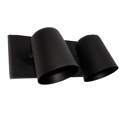 Aplique de 2 luces E27 Baby negro