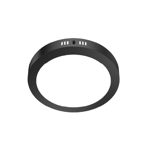 Panel de aplicar redondo 18W negro 22 cm 6000K 1530lm