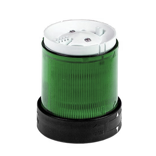 ELEM.LUMIN. VERDE C/LED 230VCA P/COLU.LUMIN.