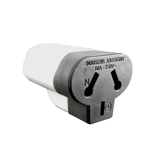 Ficha hembra 3 patas KH 10A blanco