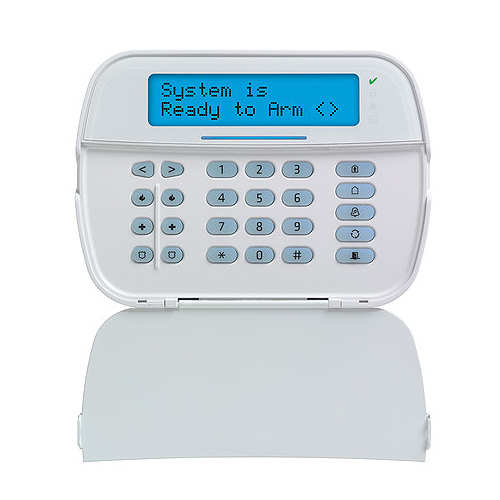 TECLADO DSC DE ICONOS LCD CON RECEPTOR INALAMBRICO RF (SIRVE PARA PLACAS HS2032 Y HS2064) HS2-ICNRF