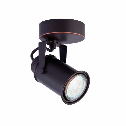 Aplique 1 luz GU10 negro