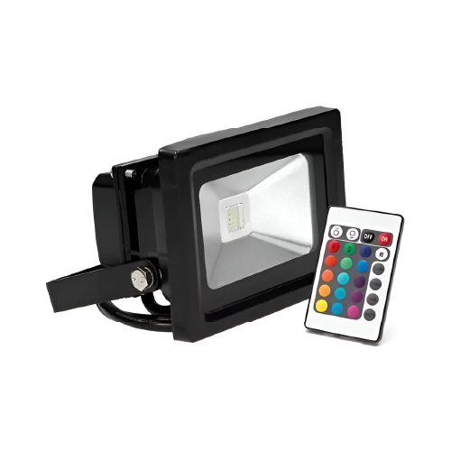 PROYECTOR LED 10W 8,5CM RGB C/ CONTROL