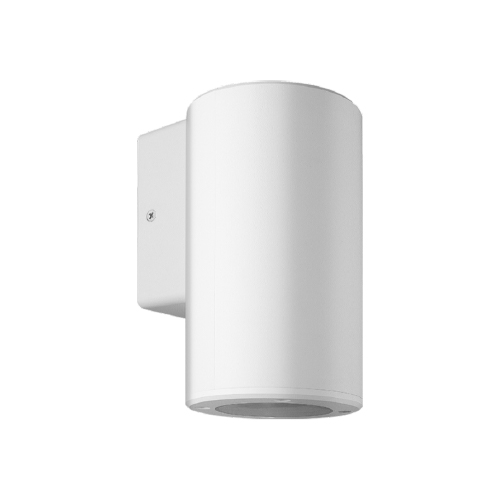 Artefacto de pared redondo unidireccional de pvc para GU10 IP54 blanco