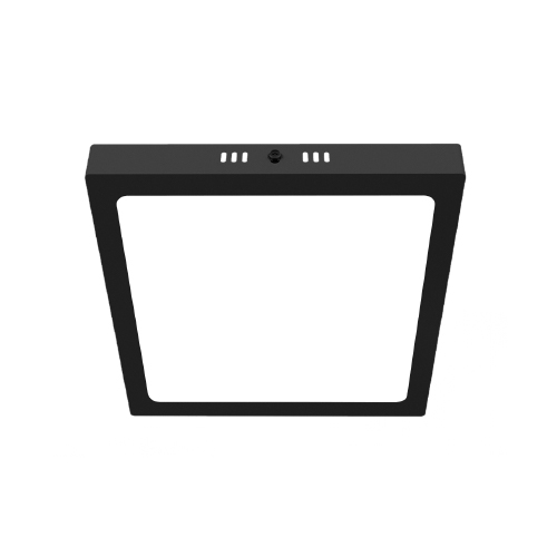 PANEL DE APLICAR CUAD 18W NEGRO 6000K 1620LM 219MM X32MM  
