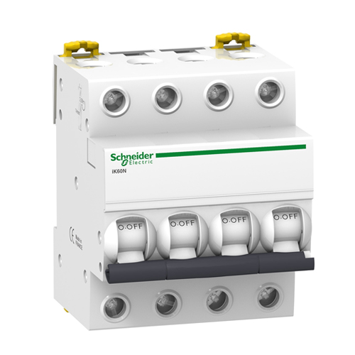 Interruptor Termomagnético - iC60N - Tetrapolar - 63A - Curva C - 6kA