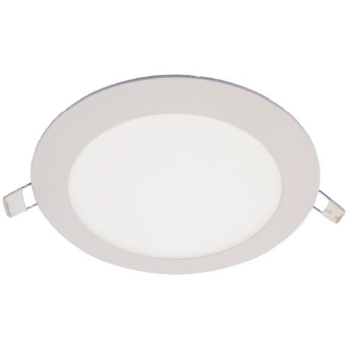 Panel de embutir ultradelgado redondo luz día 24W