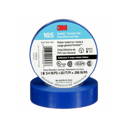 Cinta TEMFLEX 165 19mm x18m azul