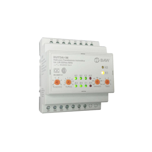 RELE TRANSFERENCIA AUTOMATICA TRIF/MONF.  RUT34-1M