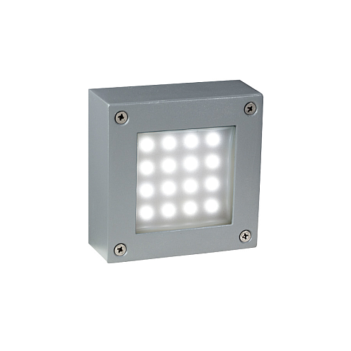 Aplique d/pared cuadr. led ares l