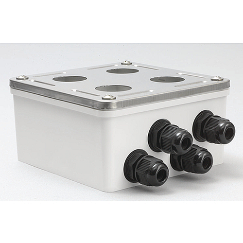 E200102 009B8-CAJA MONT.SUP. IP67 2P BLANCA C/FACE