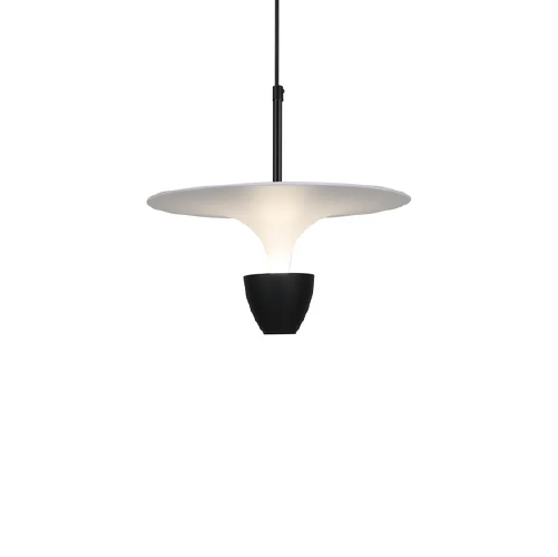 COLGANTE  1 LUZ  LED 10W 3000K NEGRO ANDES    
