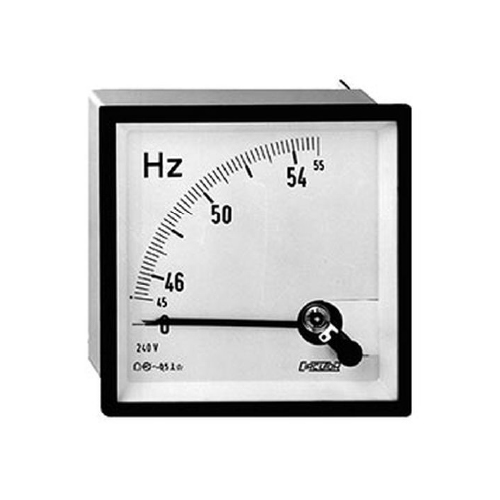 FRECUENCIMETRO DE AGUJA 72X72 45-55HZ