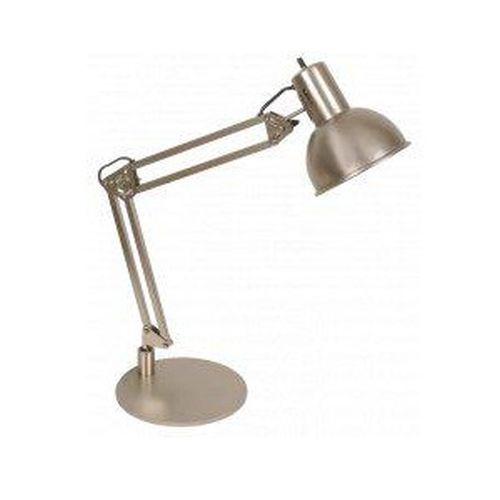 Lampara de escritorio con articulacion color platil