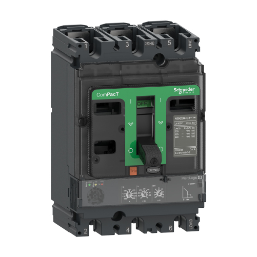 Interruptor automático 3x250A 25kA 3P3R