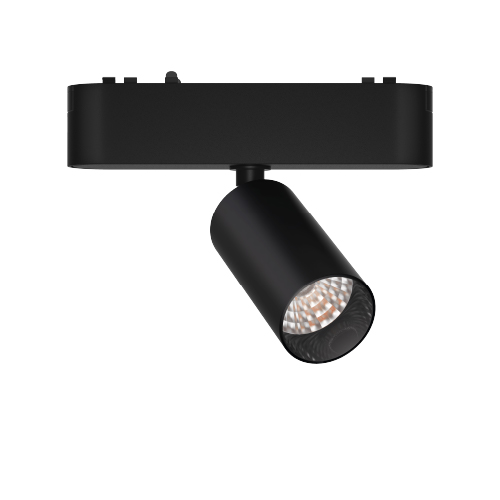 Cabezal movil antides negro p/ riel magnet skyline 5W 2700K 15grados