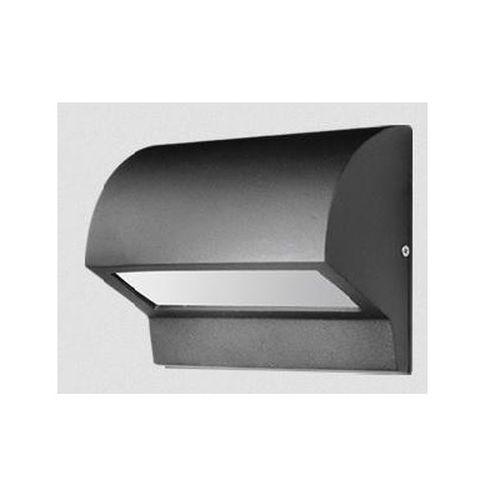 Plafón fundición de aluminio rasante E27 negro