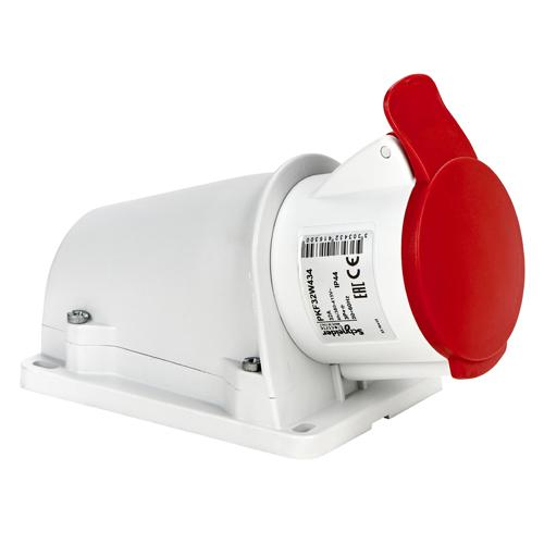 TOMA MURAL 32A 3P+N+T 380V IP44