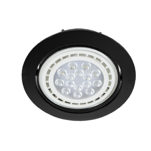 Embutido inyectable zamak AR111 negro