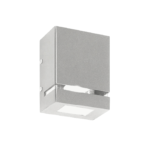 Aplique pared unidireccional gu10 aluminio alumat