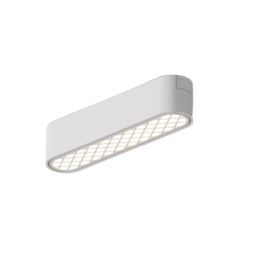 CABEZAL PANAL BLANCO P/ RIEL MAGNET SKYLINE 11,4CM 6W 2700K