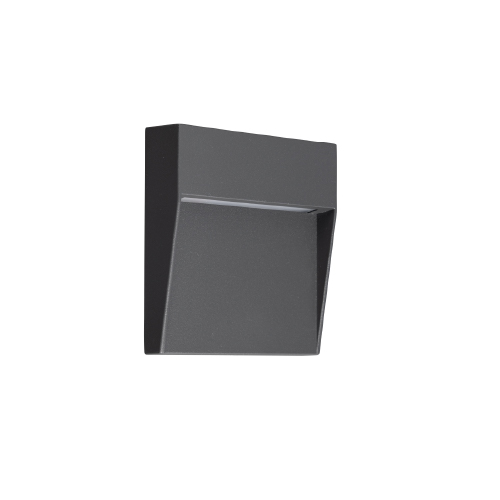 APLIQUE 3W 119LM 3000K IP54 GRIS OSCURO