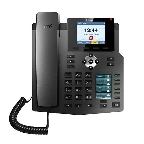 Telefono IP  con 4 cuentas SIP, LCD Color con DDS incorporado

