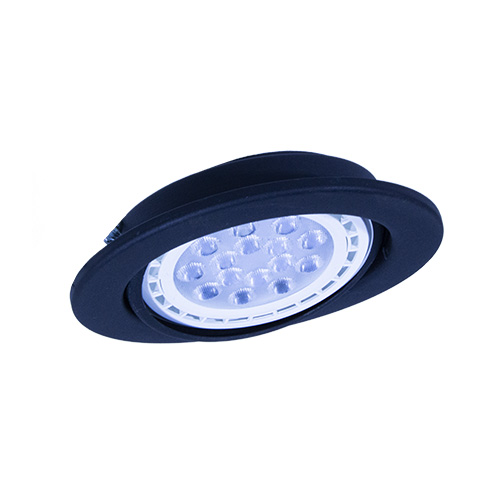 Embutido para AR111 movil antideslumbrante color negro