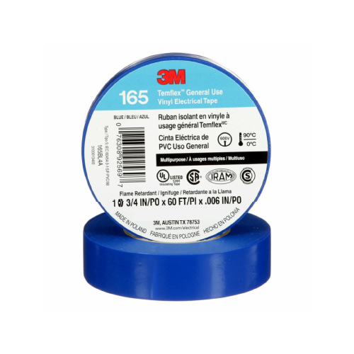 Cinta TEMFLEX 165 19mm x9m azul