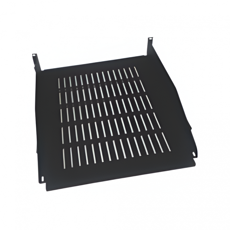 ESTANTE FIJO VENTILADO DE 1U 550MM CON 4 PUNTOS DE SUJECION