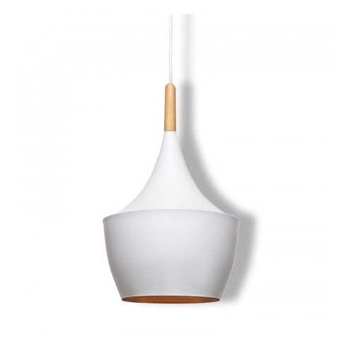 LUMINARIA MINIMAL CONVEXA BLANCO