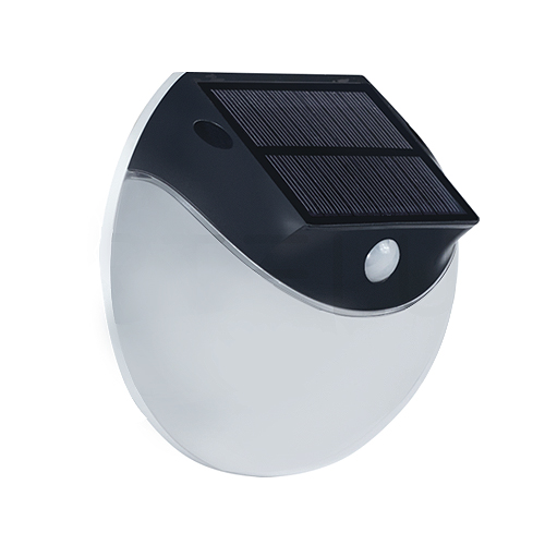 Tortuga de LED 1.5w luz fría para exterior con panel solar y sensor, color negro modelo Curves