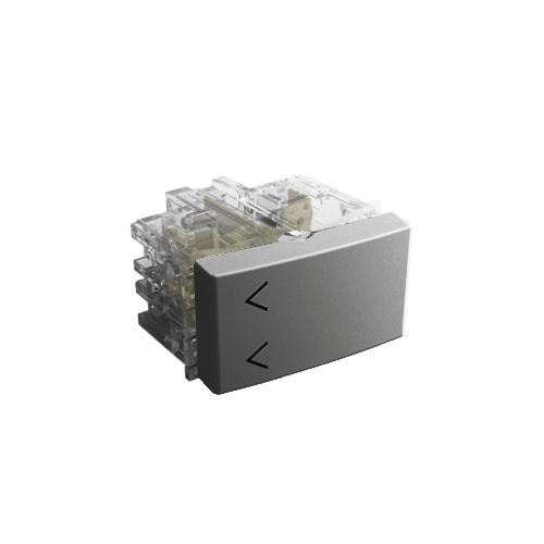 PULSADOR BIP.10AX-250V.   Gris  56151