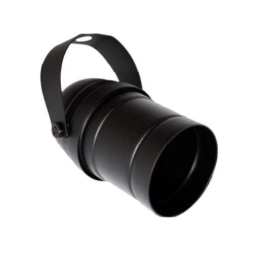 Tacho tipo cañón para dicroica sin zócalo negro